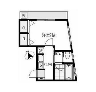 東京都品川区平塚２丁目 賃貸マンション 1K