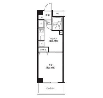 東京都大田区西六郷１丁目 賃貸マンション 1K