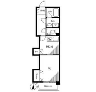 東京都大田区池上７丁目 賃貸マンション 1DK